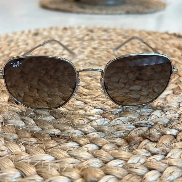 Ray-Ban | Accessories | Silver Frame With Light Brown Shade  display picture 2